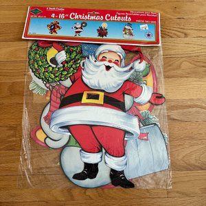 Vintage Beistle Creation 4-16" Christmas Cutouts